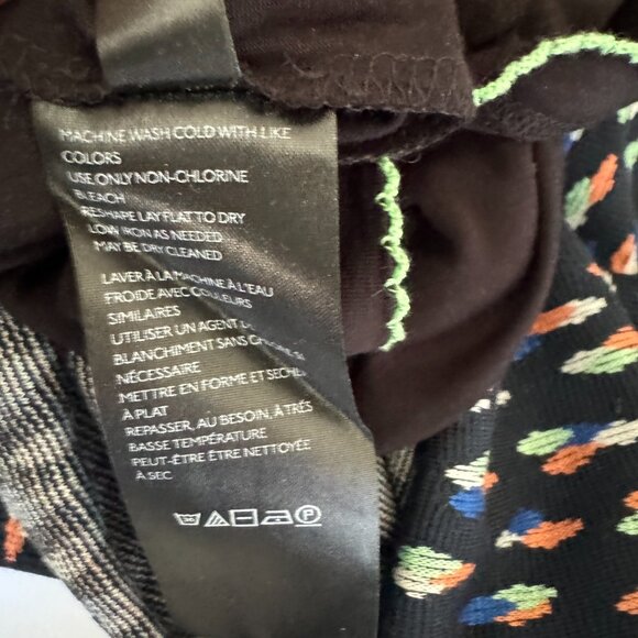 Maeve Debra Knit Faux Wrap Lined Navy Pencil Skirt | Anthropologie EUC Size 4 - Picture 6 of 10